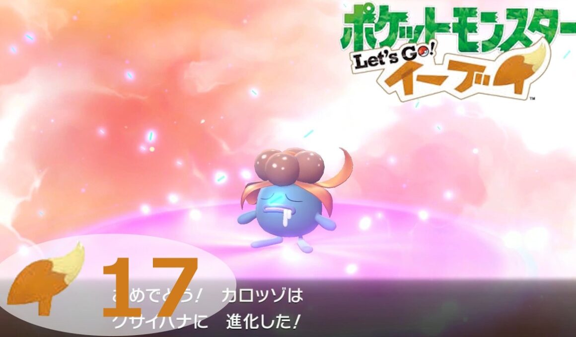 # 17　クサイハナになりました　[ ポケットモンスター Let’s Go！イーブイ ]