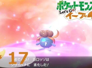 # 17　クサイハナになりました　[ ポケットモンスター Let’s Go！イーブイ ]