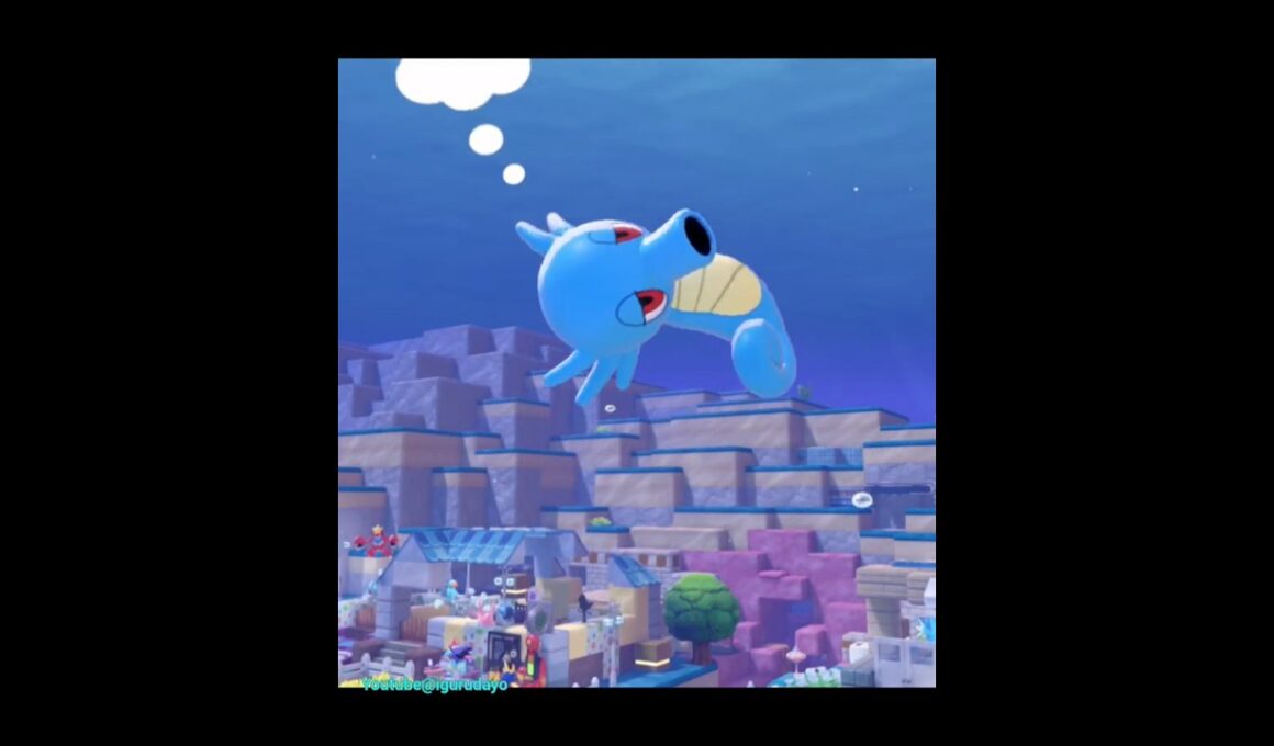 タッツー🎵Horsea　#pokopia #ぽこあポケモン #pokemon