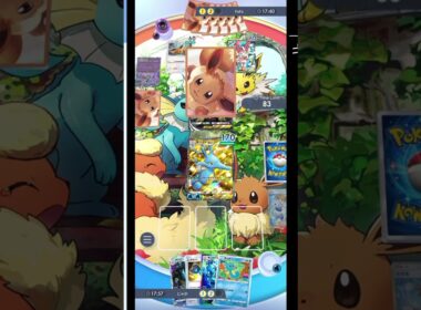 【ポケポケ】相手にコイントスを強要して技封じ&拘束して逃がさない！害悪キングドラ×オクタンデッキ！対ギラエーフィニンフィア編