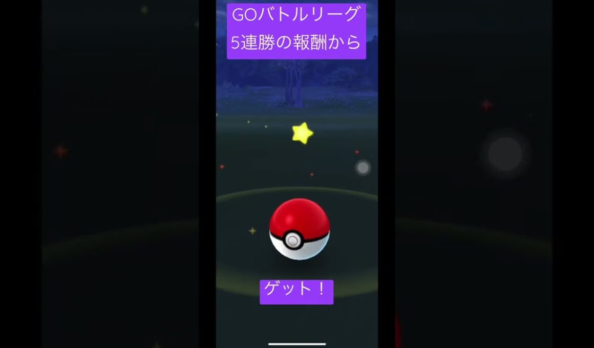 【ポケモンGO】5連勝したGOバトルリーグの報酬から個体値100%ゲット！#shorts #ポケモンgo #pokemongo #ポケモン #pokemon #イワンコ #Rockruff