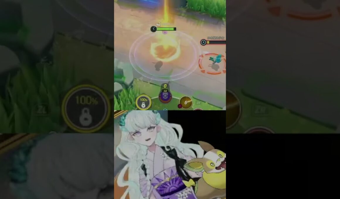 見事な変わり身の術だ！【切り抜き・クロワ】#ワンパチ   #ポケモンユナイト #pokemonunite #パーモット