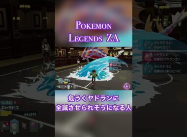 危うく、ヤドランに全滅されかける人