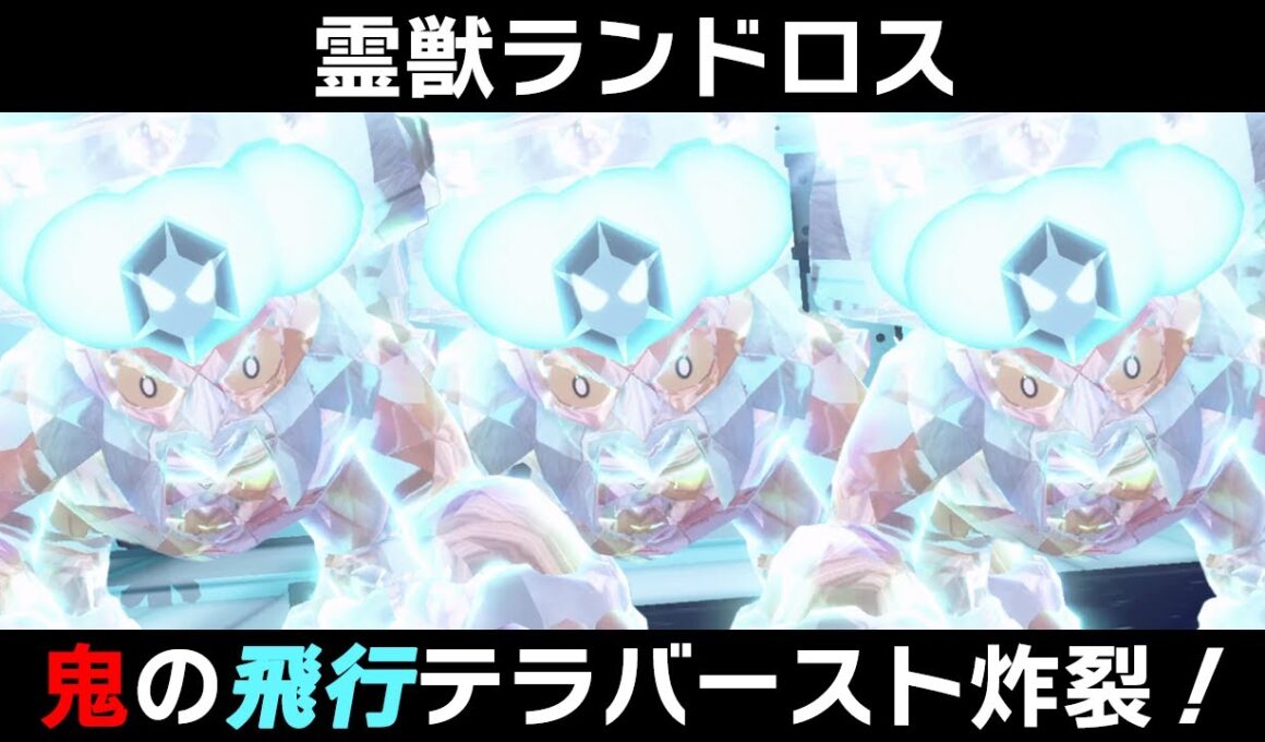 【霊獣ランドロス】飛行テラバの安定感〇【ポケモンSV】