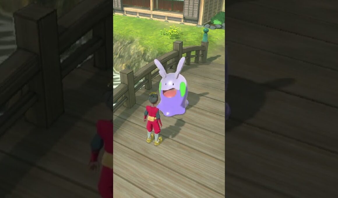 GOOMY  IN POKEMON LEGENDS ARCEUS ヌメラ Numera