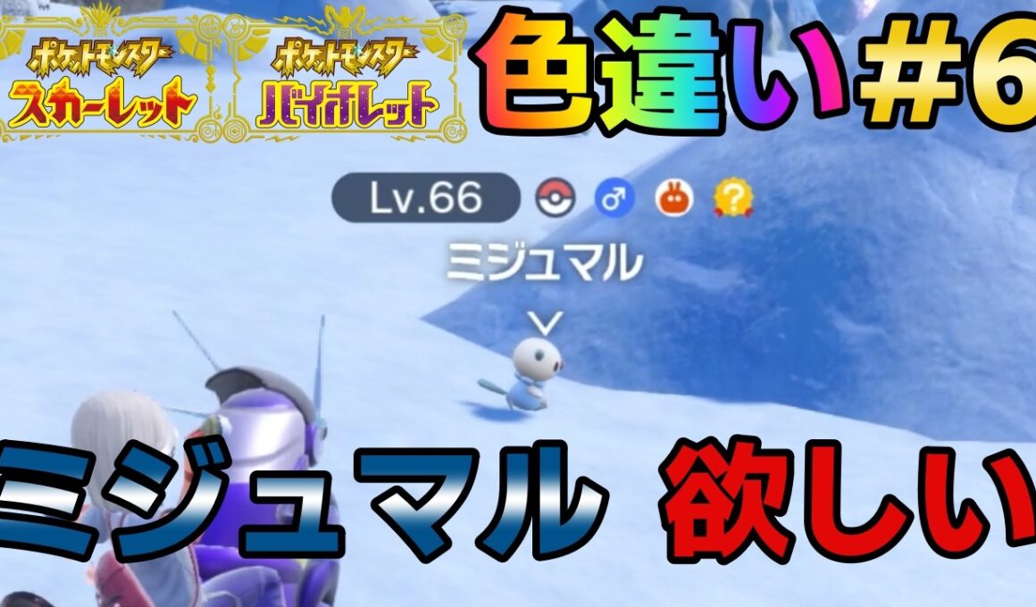 【ポケモンSV】色違いミジュマルが欲しい#6【ポケットモンスタースカーレット・バイオレット】