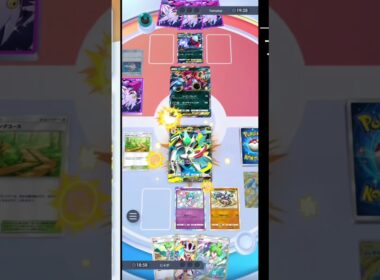 【ポケポケ】カポエラーで削ってサポートで超火力！メガエルレイドexが強すぎた！【天空の支配者】