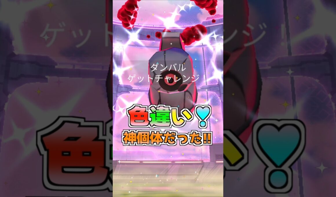 ダイマックスダンバル１０戦♡色違い神個体値出現⁉最高のポケ活だぁ!!【ポケモンGO】