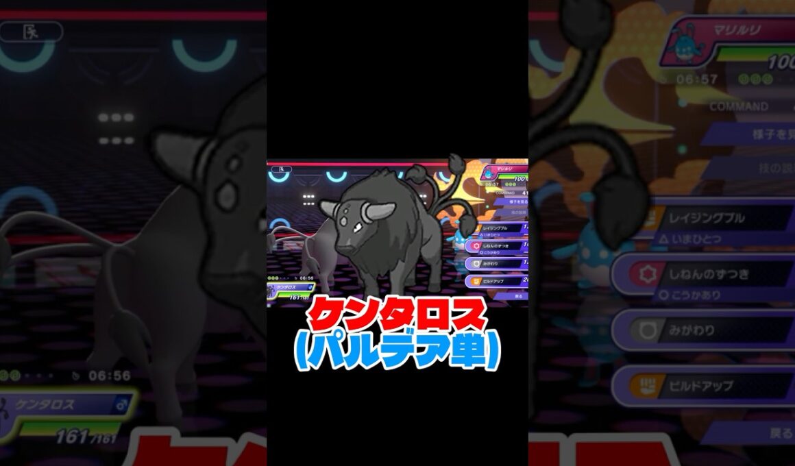 かくとう単タイプのケンタロスがムキムキ過ぎて最強だった【ポケモンチャンピオンズ】 #ポケモン #ポケモンチャンピオンズ #vtuber