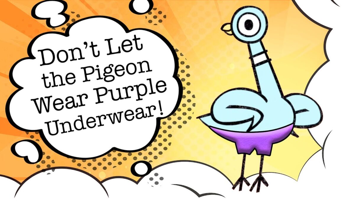 Disney's Don't Let the Pigeon Wear Purple Underwear - NEW Pigeon Story!