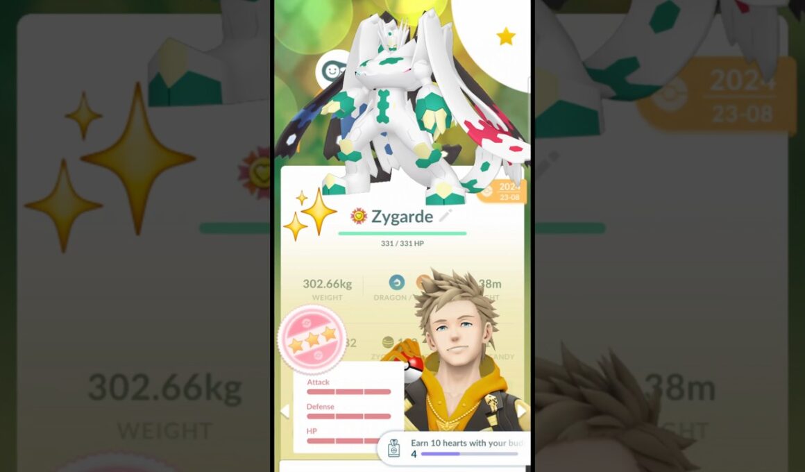 When I Got💯Hundo 100% Zygarde in #pokemongo