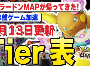 【最新版ティアー表】新環境グラードンMAPの最強キャラランキング！序盤ゲームの加速と初動ダメージ増加によるゲーム性の変化、複数ロールの難しさについて。【ポケモンユナイト】