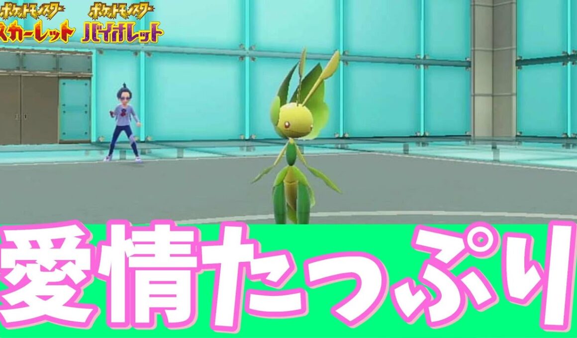 【ポケモンSV】子供時代に進化方法がわからなかったハハコモリを10年越しくらいに使ってみたら悲劇が待ってました。