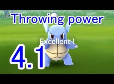 008 カメール (Wartortle) - Pokémon GO Excellent Throw