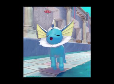 シャワーズ🎵Vaporeon　#pokopia #ぽこあポケモン #pokemon