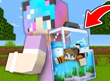 バッグの中に絶対バレない秘密基地を作った結果【マインクラフト】