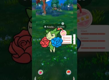 100iv roselia catch in pokemon go #pokemongo #shorts #roselia  #hundopokemon