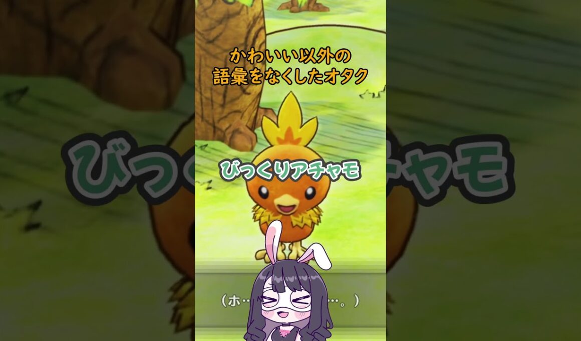 かわいい以外の語彙をなくしたオタク~アチャモ~  #vtuber #ゲーム実況 #ポケモン不思議のダンジョン救助隊dx #shorts