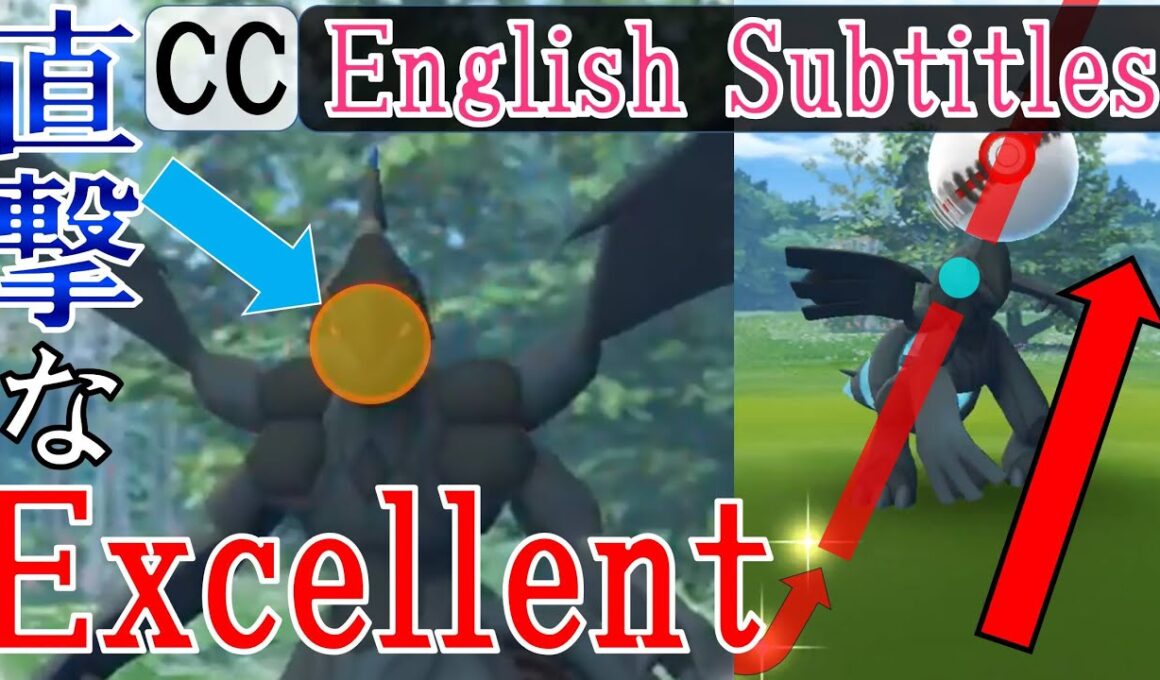 軌道解説！ゼクロム Zekrom Excellent - How to throw curve ball in Pokémon Go エクセレントスローを簡単に出す方法・投げ方