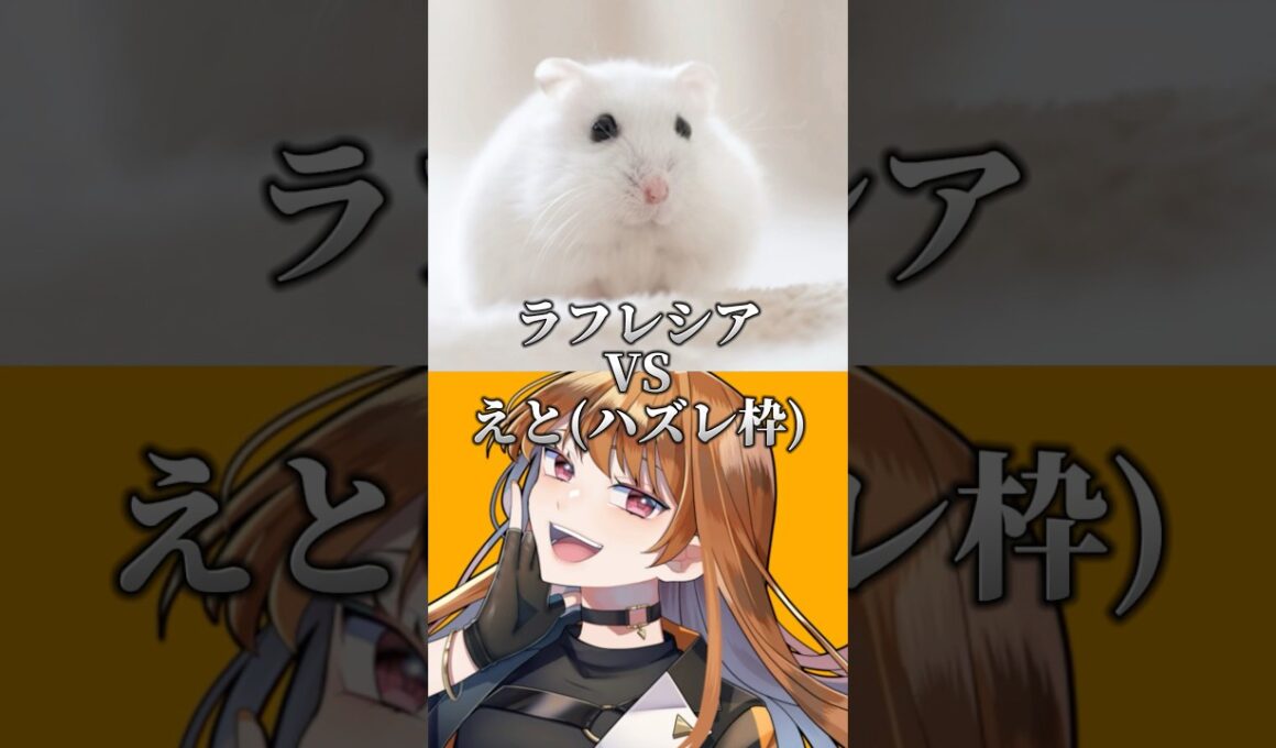 ラフレシアVSからぴち えと【強さ比べ】 #カラピチ #カラフルピーチ #ぴちりす #えと