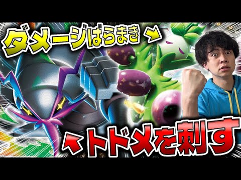 【ポケカ/対戦】HP340！ダメージを撒いて１エネ220でとどめをさすオリーヴァex & メガグソクムシャexが強い！（vsタケルライコex ヤドキング/ ストームエメラルダ環境）