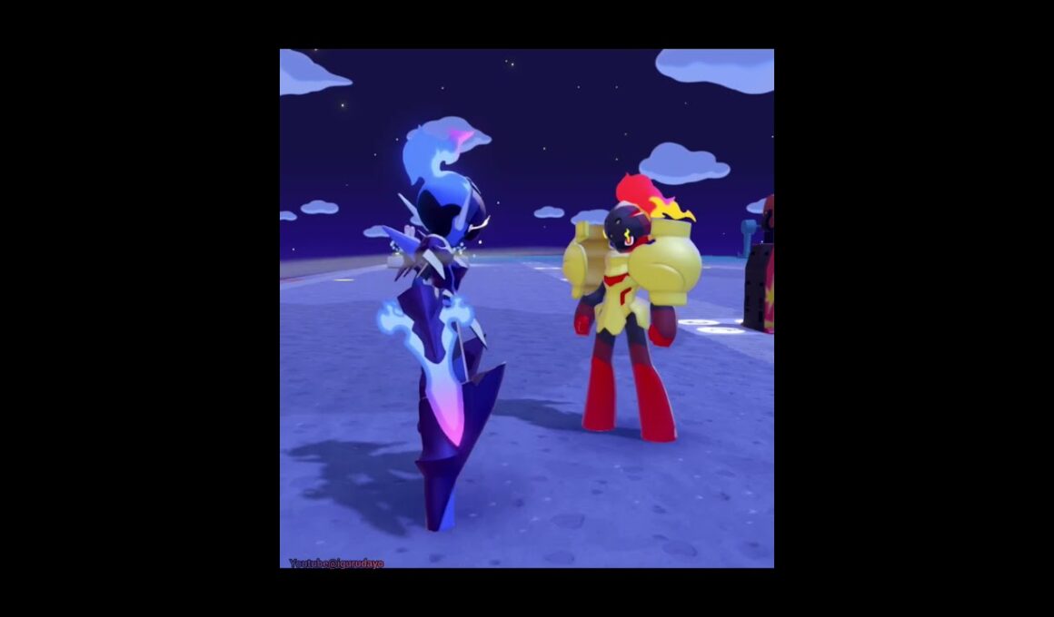 ソウブレイズVSグレンアルマ🔥Ceruledge VS Armarouge #pokopia #ぽこあポケモン #pokemon