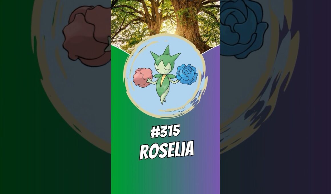 Roselia Zehirli Zarafet 🍃☠️ | Bilinmeyen Bir Bilgi #roselia #pokemon #pokedex