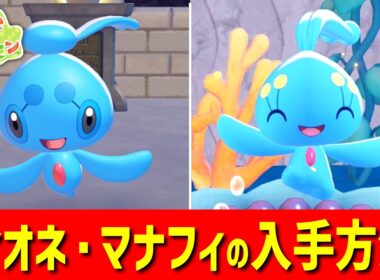 フィオネ・マナフィと友達になる方法を解説！【 ぽこ あ ポケモン ぽこポケ 】