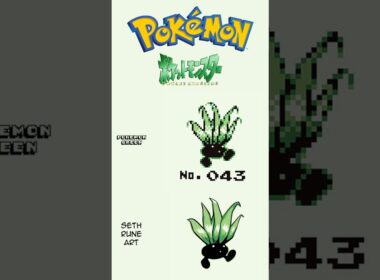 Pokemon Green  043 Oddishポケットモンスター　赤