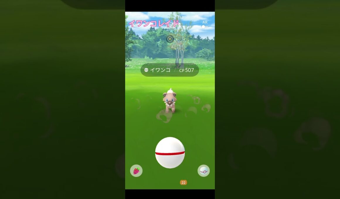 【ポケモンGO】たそがれイワンコ色違い狙ってレイド #アニメ #ポケモン