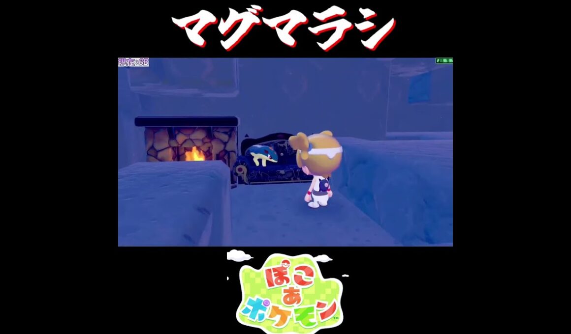 【ぽこポケ】ヒノアラシ マグマラシの反応【切り抜き／ぽこあポケモン】 #ぽこポケ #pokopia  #shorts