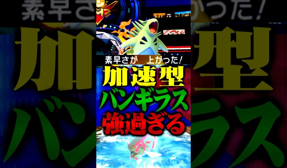 加速するバンギラスが最強すぎるwww #ポケモンチャンピオンズ  #バンギラス #ポケチャン #メガシンカ #ポケモン #ゲーム実況 #TUBチャンネル #チャンピオンズ #イダイトウ #バシャーモ