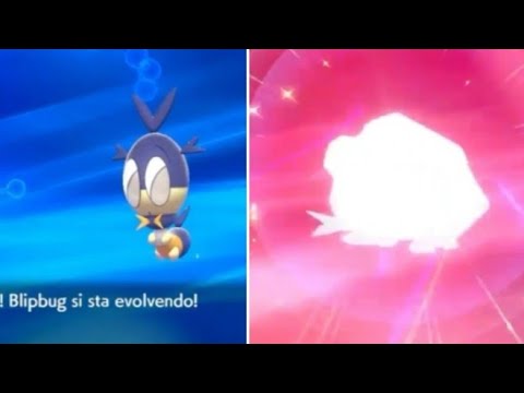 Blipbug si evolve in Dottler - Pokémon Spada e Scudo