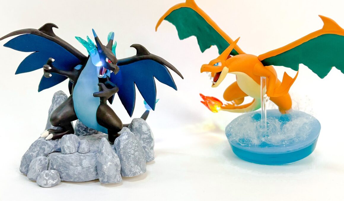 【粘土】メガリザードンXとメガリザードンYのフィギュアを作る| Pokémon LEGENDS Z-A | 【ポケモン】
