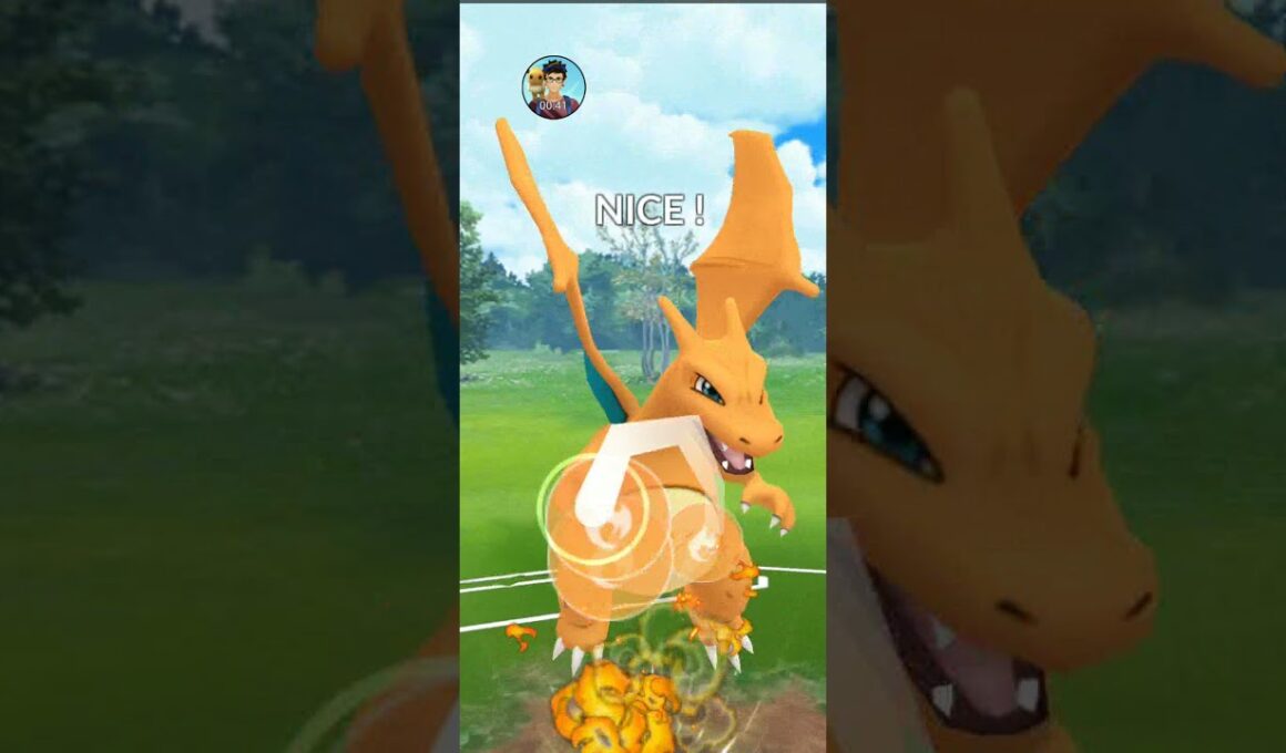 シャドウ草ポケはリザードンで速攻！ #PokemonGO #shorts