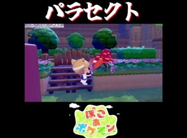 【ぽこポケ】パラセクト モルフォン ハガネールの反応【切り抜き／ぽこあポケモン】 #ぽこポケ #pokopia  #shorts
