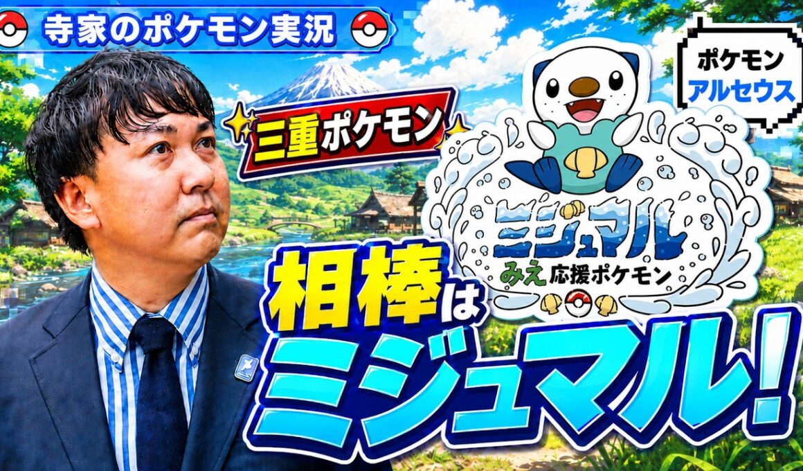 【生配信】寺家、三重ポケモン”ミジュマル”と旅をする。【Pokémon LEGENDS アルセウス】