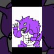 図鑑番号順に毎日ポケモン描いていけばどんどん絵が上手くなる説！No34 ニドキング　#手描きポケモン #ポケモン