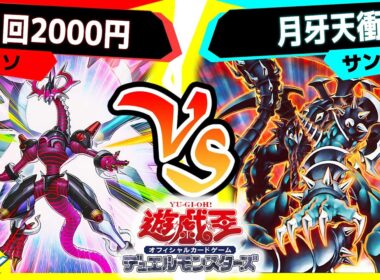 【結論】やっぱ普通の《ダーク・アームド・ドラゴン》も要るよな！！！！「1回2000円ガシャ」vs「月牙天衝」【#遊戯王】【#対戦】