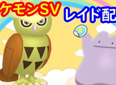 🔴【ポケモンSV】色違いヨルノズクレイド＋とくせいパッチメタモンレイド＋視聴者同士の交流所（攻略情報・レイド募集・ポケモン交換・ポケモン対戦・攻略情報など）2026年9月10日 朝～