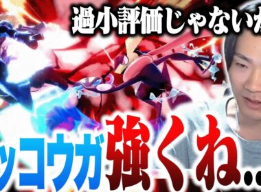 完成度の高いれのゲッコウガを目の当たりにしゲッコウガの強さを再認識するあしも【スマブラSP】