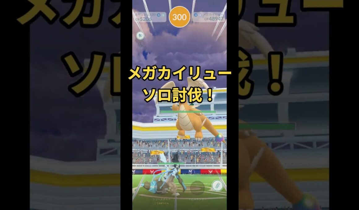 メガカイリューを、ソロ討伐してみた