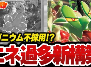 【ポケカ/対戦】メガニウム無しでエネを増量!?みどりのまいで回り続ける新型構築!!